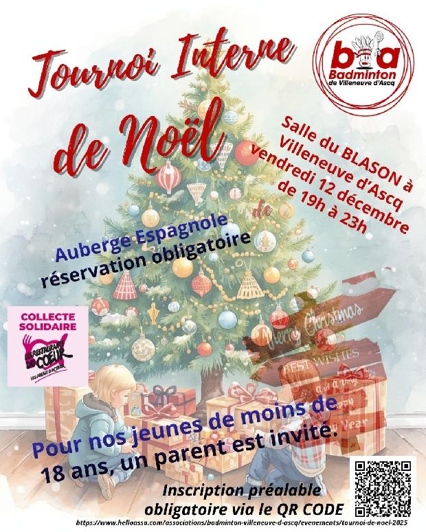 Tournoi INTERNE de Noël 2025 - BVA